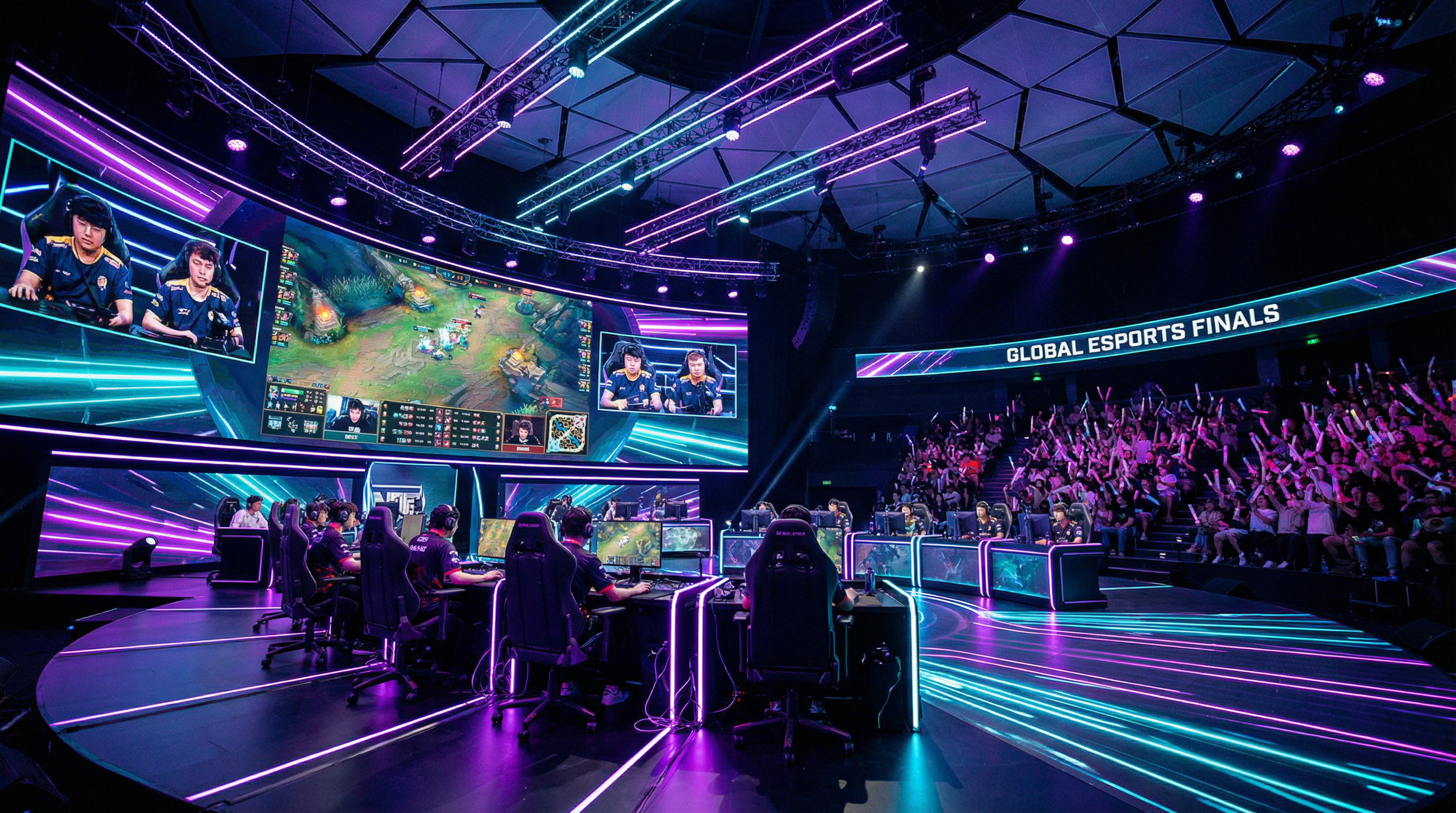 乐天堂电子竞技比赛现场