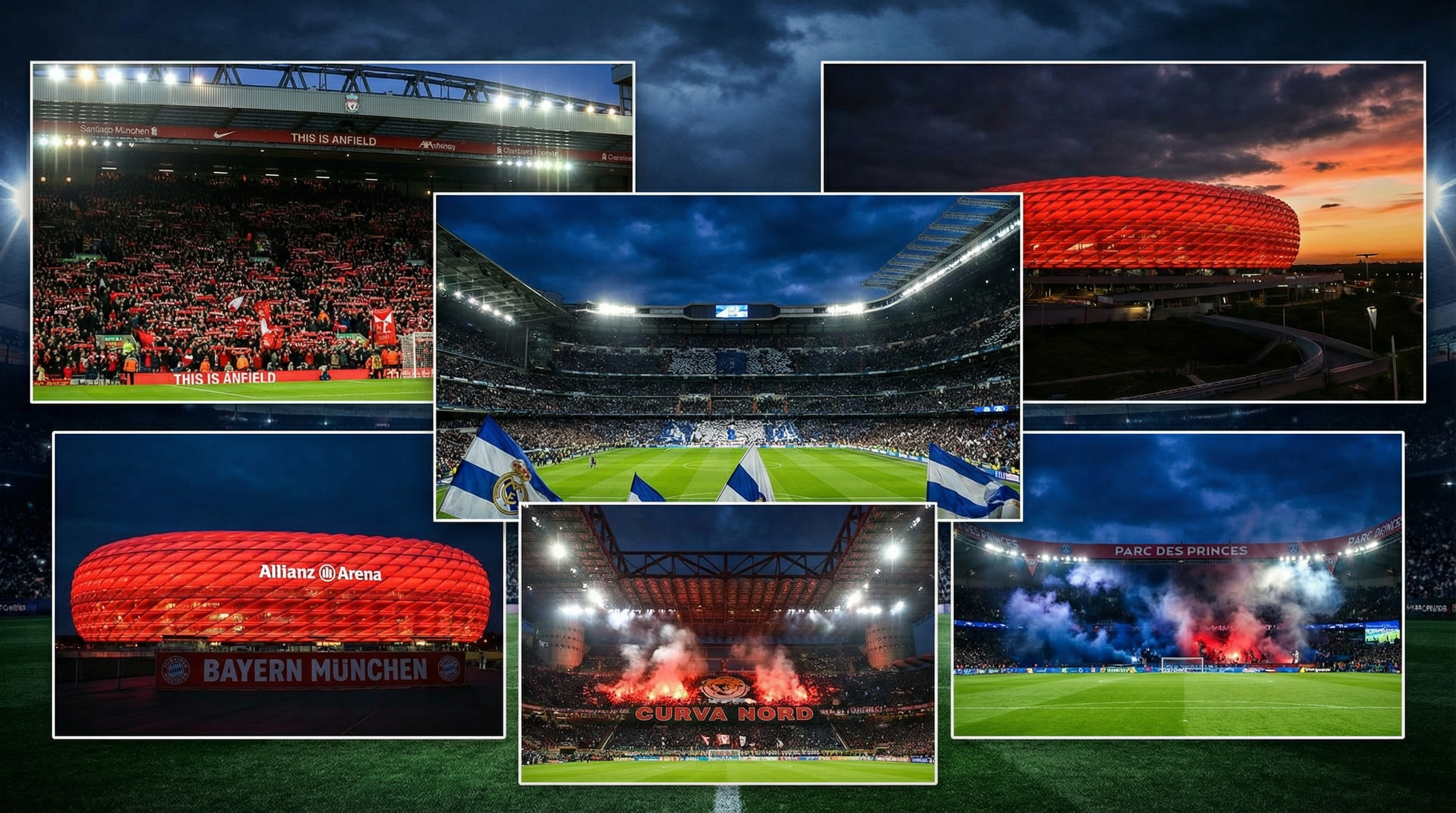 乐天堂欧洲五大联赛球场全景